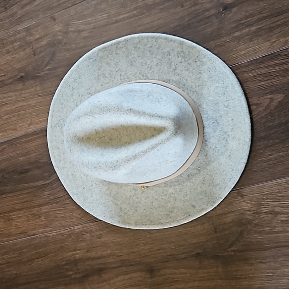 LACK OF COLOR THE MACK GREY FEDORA HAT SIZE 57CM (M) - Picture 7 of 17